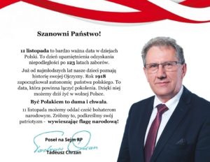 11 listopada – Narodowe Święto Niepodległości