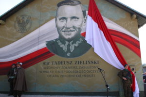 Odsłonięcie muralu upamiętniającego mjr Tadeusza Zielińskiego